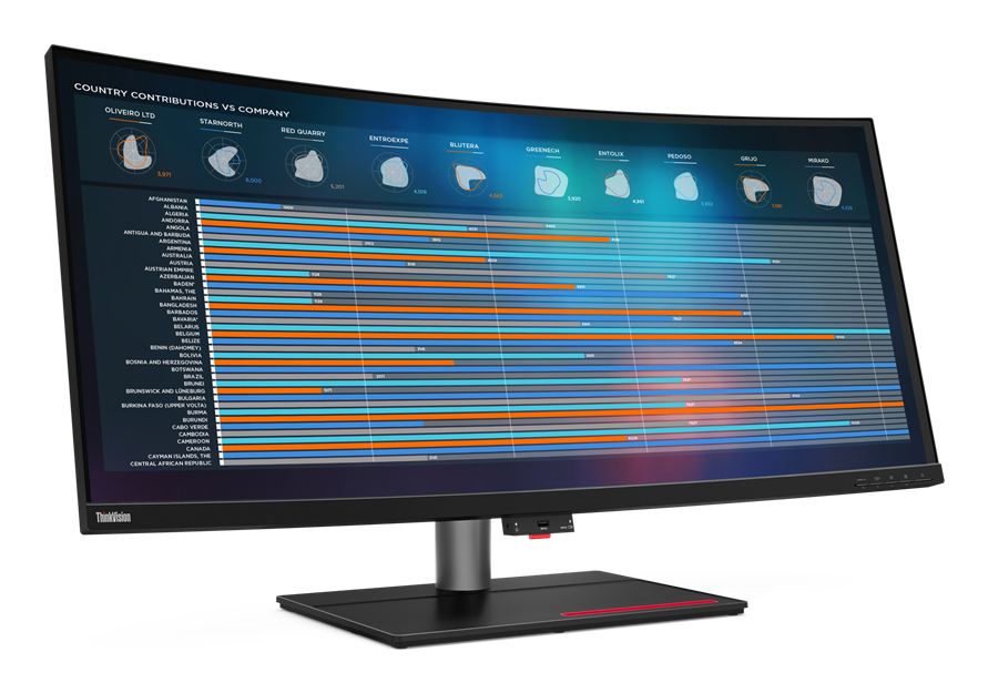 Lenovo™ ThinkVision® P40w-20 Bildschirm Modell 62C1-GAT6