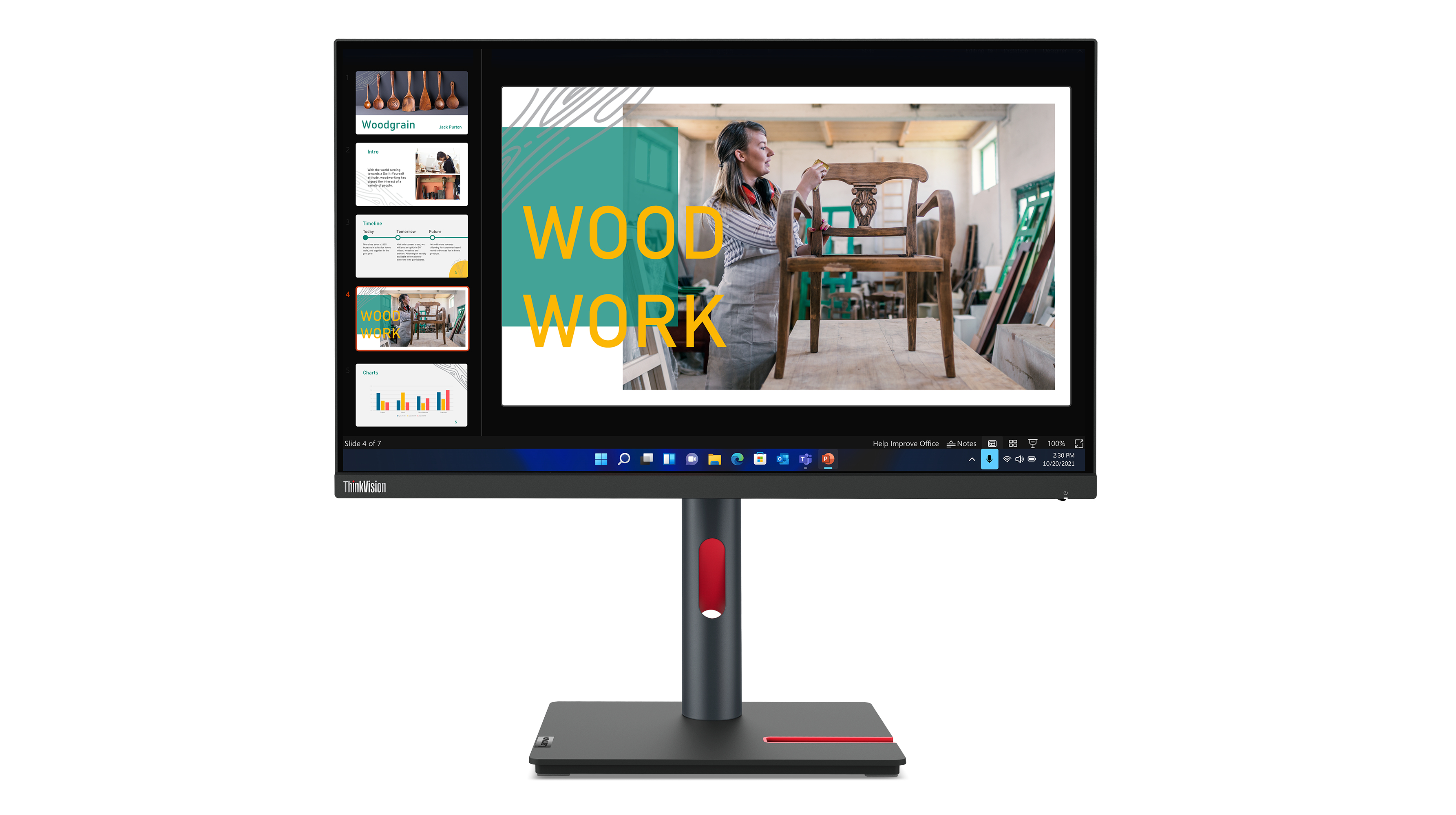 Lenovo™ ThinkVision® P24q-30 Bildschirm Modell 63B4-GAT6