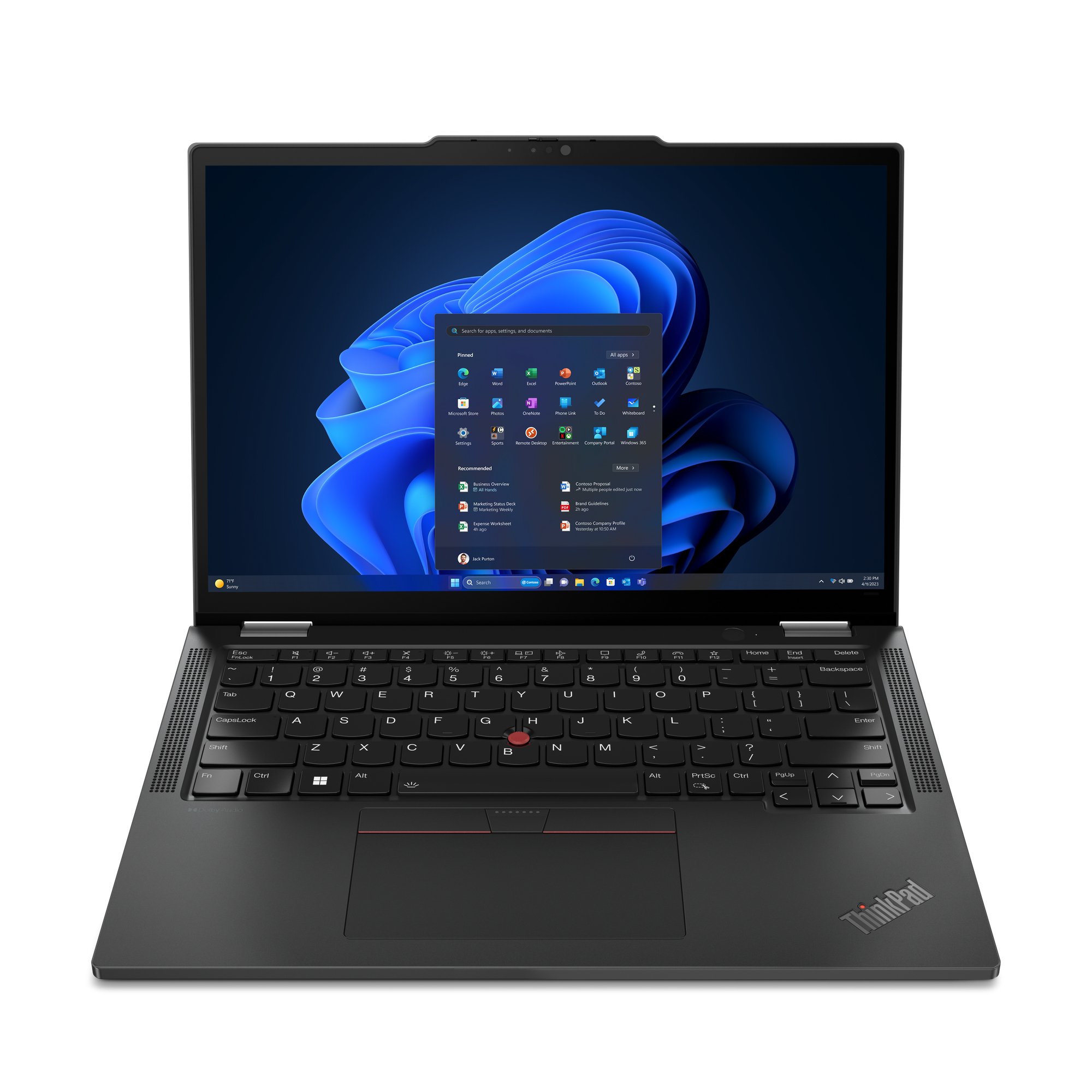 Lenovo™ ThinkPad® X13 2-in-1 (Gen.5) Notebook Modell 21LW-000J