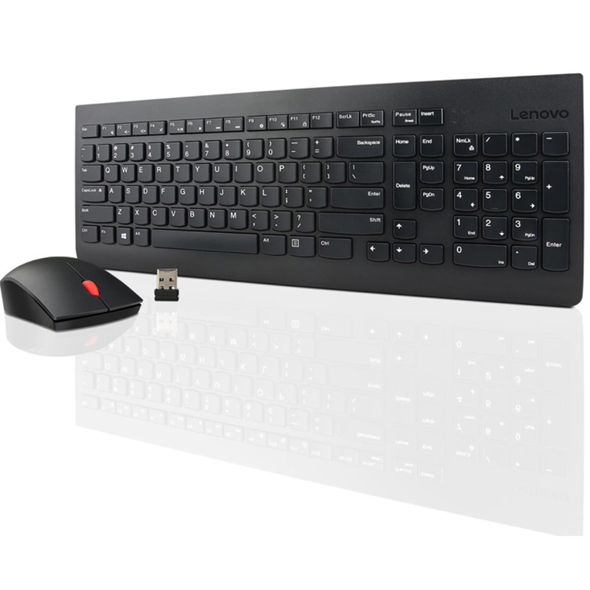 (EOL) Lenovo™ Essential Wireless Keyboard and Mouse Kombi
